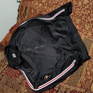 Vintage/Athletic Works-  track jacket black SZ Y-LG
